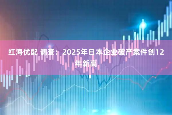 红海优配 调查:2025年日本企业破产案件创12年新高